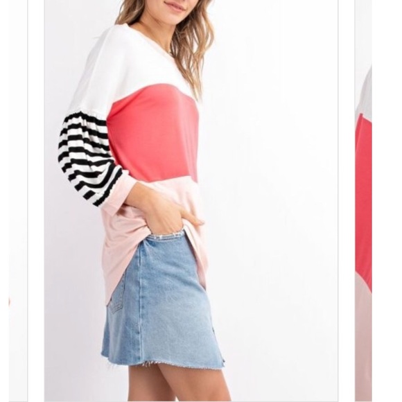 Bamboo bouffant long sleeve top - Picture 4 of 7